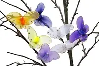 Artificial Organza Butterfly Large - <br>Assorted