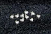 Pearl Hearts - Cream
