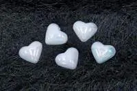 Acrylic Hearts<br>White