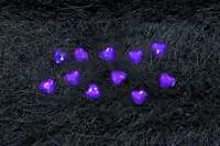 Crystal Hearts<br>Small & Medium - Purple