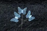 Glitter Butterflies - Blue