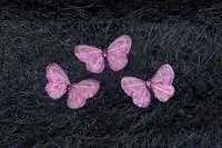 Glitter Butterflies - Pink