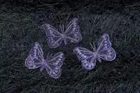 Glitter Butterflies - Purple