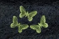 Glitter Butterflies - Green