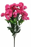 Artificial Carnation Bush<br>Dark Pink
