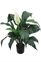 Artificial Spathiphyllum Lily<br>Soft Touch - 53cm