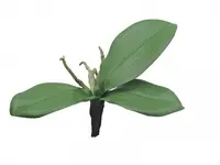 1. Artificial Phalaenopsis Orchid Leaf<br>Spray x 3 thumbnail