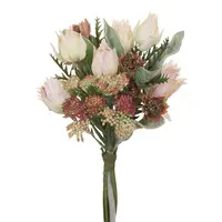 Artificial Blushing Bride Mix Bouquet<br>Light Pink