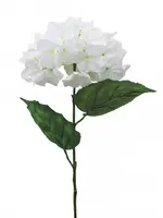 Artificial Domed Hydrangea<br>White