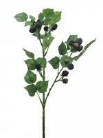 Artificial Blackberry Spray<br>Black