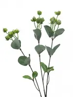 Artificial Hypericum Berry Spray<br>Green