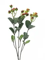 Artificial Hypericum Berry Spray <br>Red Artificial Hypericum Berry Spray <br>Red