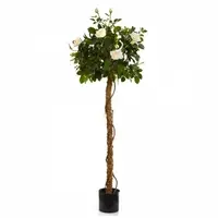 Artificial Rose Topiary Ball<br>Pink 1.4m