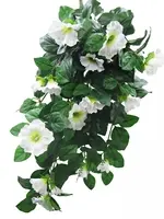 Artificial Petunia Bush<br>White