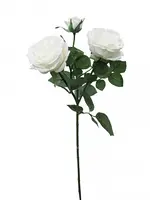 Artificial Louis Rose Spray<br>White