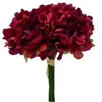 Artificial Peony Bouquet x 5<br>Red