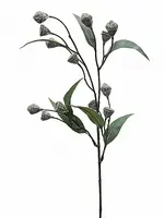 Artificial Eucalyptus Pod<br>White/Green