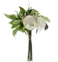 Artificial Native Mix Bouquet<br>White