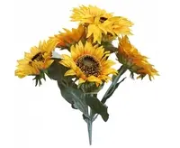 Artificial Sunflower Bush x 7