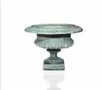 Fibreglass Large Squat Urn<br>38cm (w) x 28cm (h)