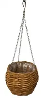 Hanging Rattan Basket<br>18cm