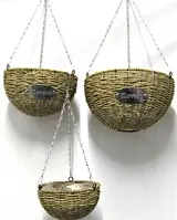 Hanging Seagrass Basket<br>3 sizes