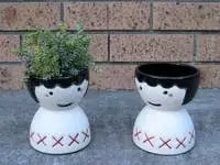 1. Ceramic Poppy Face Vase thumbnail