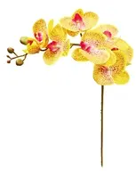Artificial Phalaenopsis Orchid Spray<br>Yellow