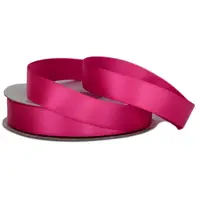 15mm Double Sided Satin<br>Cerise x 25mtr
