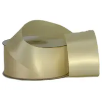 38mm Double Sided Satin<br>Cream/Ivory x 25mtr