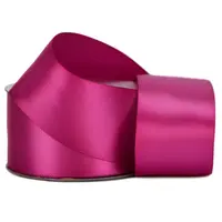 50mm Double Sided Satin<br>Cerise x 25mtr