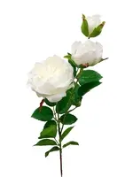 Artificial David Austin Rose Spray<br>White