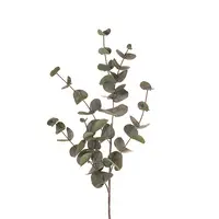 Artificial Eucalyptus Silver Dollar Spray<br>Dark Green