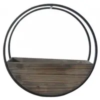 Circle Wall Planter<br>40cm Natural