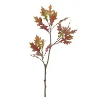 Artificial Oak Leaf Spray<br>Rust