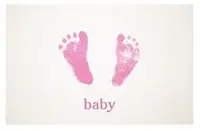 Gift Card<br>White with Baby Girl Feet