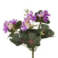 Artificial Oxalis Flowering Bush<br>Lavender