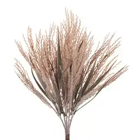 Artificial Plume Grass Bush<br>Dusty Pink