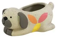 Ceramic Dog Planter