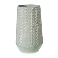 Metal Navik Vase<br>Sage Green