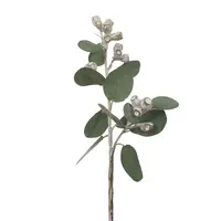 Artificial Eucalyptus Tetragona<br>White/Green