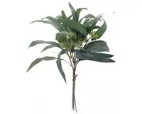 Artificial Eucalyptus Seeded Bundle<br>Green