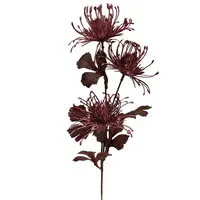 Artificial Pincushion Leucospermum<br>Burgundy