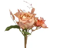 Artificial Rose & Hydrangea Bouquet<br>Autumn