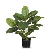 Artificial Rubber Plant<br>51cm Green