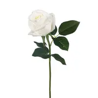 Artificial Bella Open Rosebud<br>White