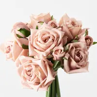 Artificial Cici Rose Bouquet<br>Blush