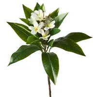 Artificial Frangipani Spray<br>White/Yellow