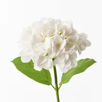 Artificial Hydrangea - Real Touch<br>Winter White