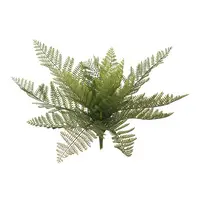 Artificial Leather Fern Bush<br>33cm